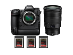 Z9 + Z 24 70mm F/2.8 S + 3 Sandisk 512gb Extreme Pro Cfexpress Type B Máquina Fotográfica Profissional + Ebook Pricedirect NIKON