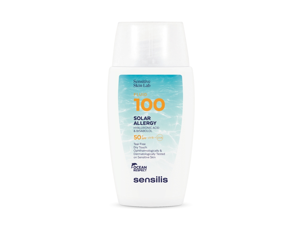Protetor Solar Toque Seco Fluid 100 Spf50 Sensilis