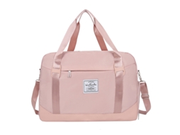 (rosa) Bolsa De Viagem Portátil, Ideal Para Treinos E Atividades Físicas, Com Compartimentos Para Itens Secos E Molhados, Muito Prática.