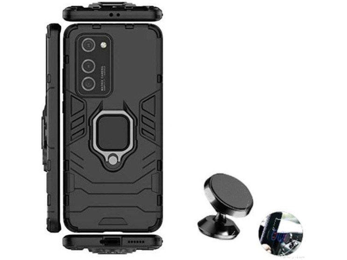 Kit Capa e Suporte Magnético Huawei P40 Pro Defender Preto