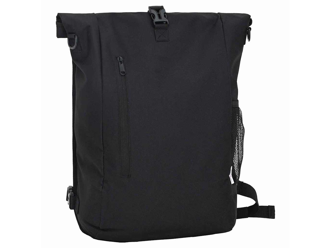 Bolsa De Bicicleta Contemporânea Para Rack De Pannier Vidaxl Preto Poliéster