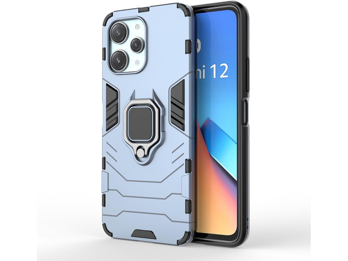 Capa Armadura para Xiaomi Redmi 12 4G HONGWE. Anti-Choque Azul