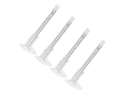 Paquímetro Mini Vernier, Pacote Com 4 Peças, Medição Bidirecional,