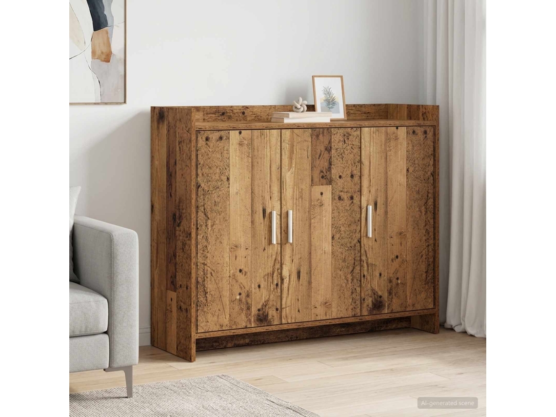 Vidaxl Buffet Madeira Antiga 98,5 X 33 X 80 Cm Derivados De Madeira