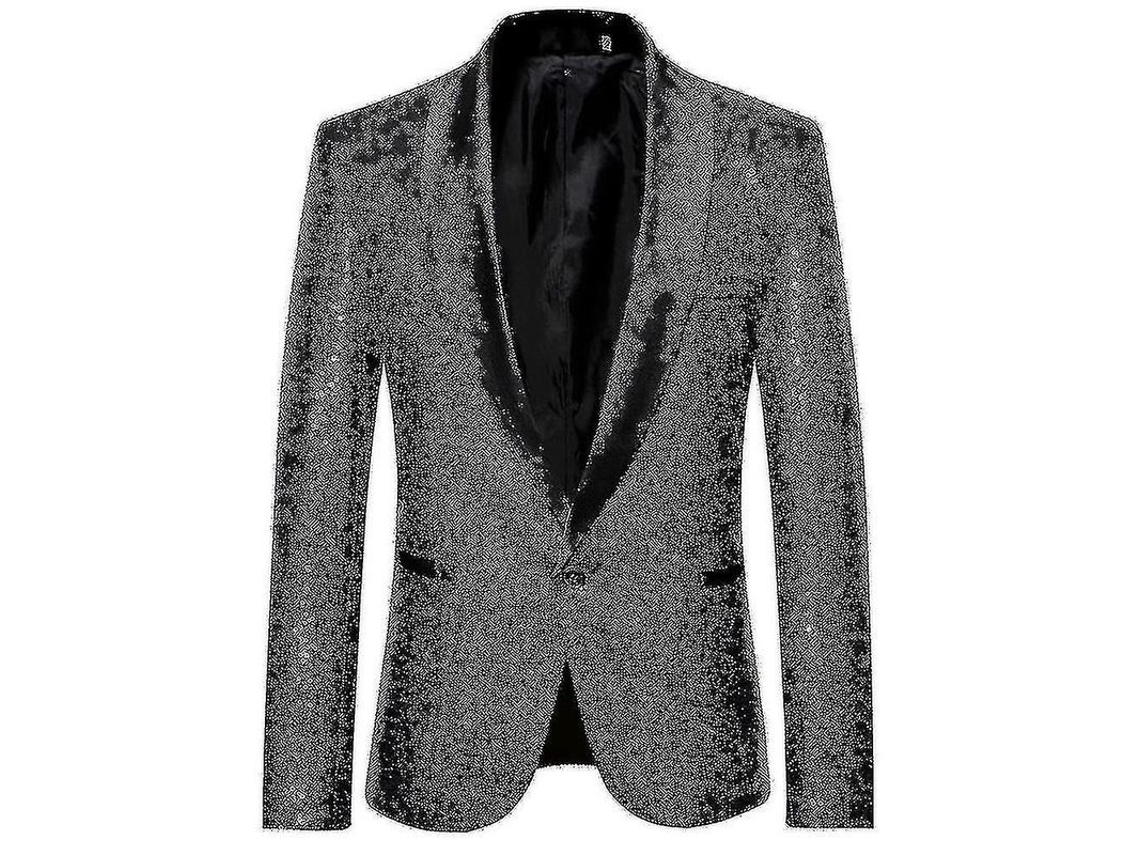2026 chaqueta Casual de Secuencias para Hombre Traje de Celebración Bodas
