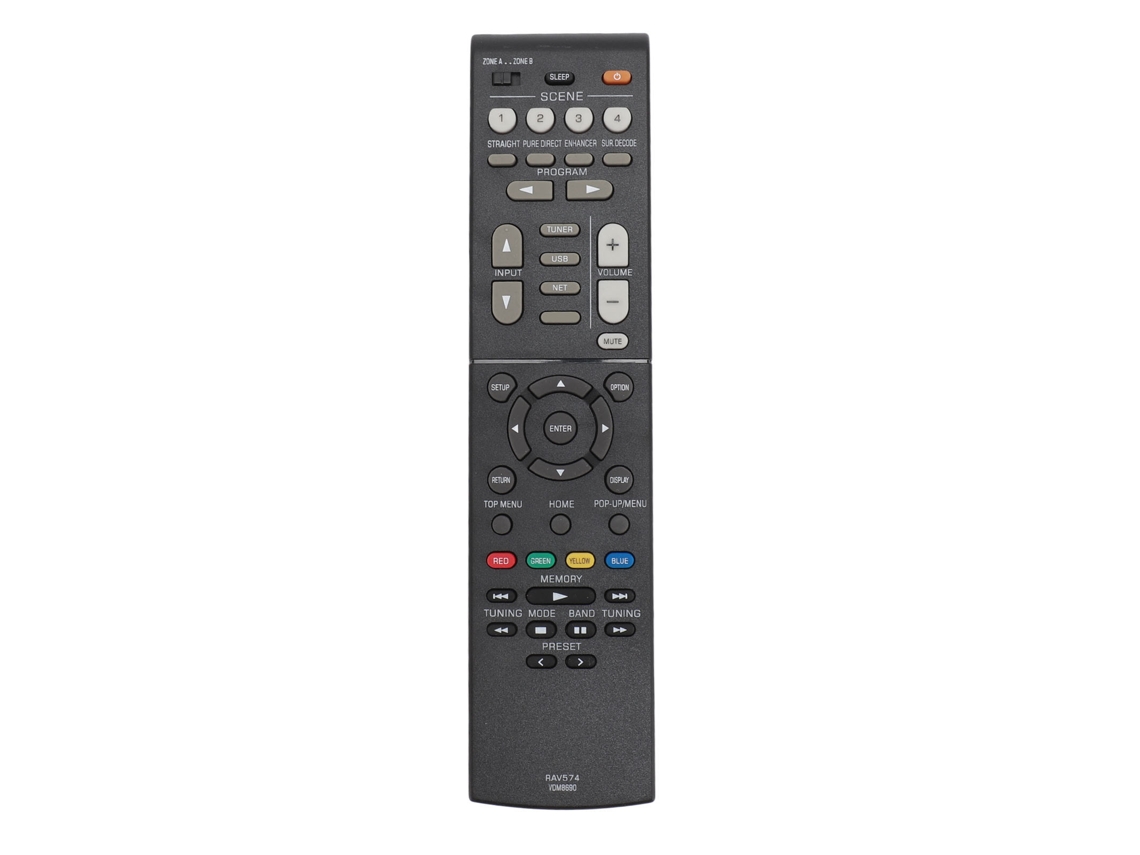 Controle Remoto Substituto Rav574 Vdm8690 para Receptor Av Rx V4a