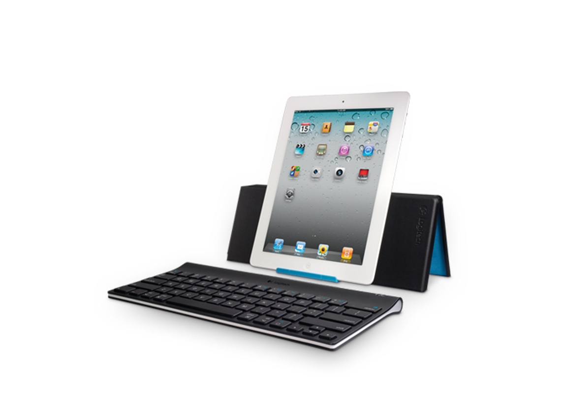 Teclado sem fio LOGITECH (Bluetooth - iPad)
