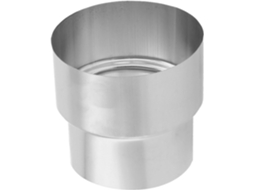 Redutor De Conduta De Chaminé Em Aço Inoxidável (ø110 Mm/ø50 Mm) - Adaptador