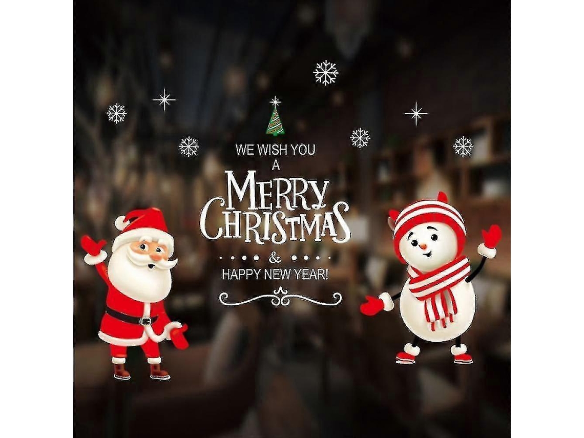 Adesivo De Decoração De Natal Adesivo De Janela De Natal Decoração De Natal Adesivo De Decoração Olysi Shop