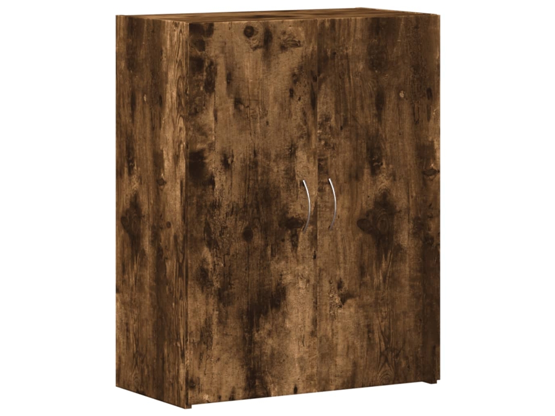 Conjunto 1 Arquivador Vidaxl Marrom Derivados De Madeira (60 X 32 X 77.5 Cm)