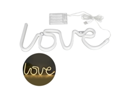 2026 luz de Neón Love Con Energía Usb/batería Lámpara Neon para Festa Natal Casamento Decoração Luz Quente