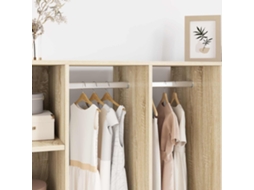 Vidaxl Viga De Closet 12 Unid. Prateado 372 X 15 X 29 Mm