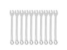 10pcs Chave Combinada de Dupla Abertura com Engate Ratchet 15mm