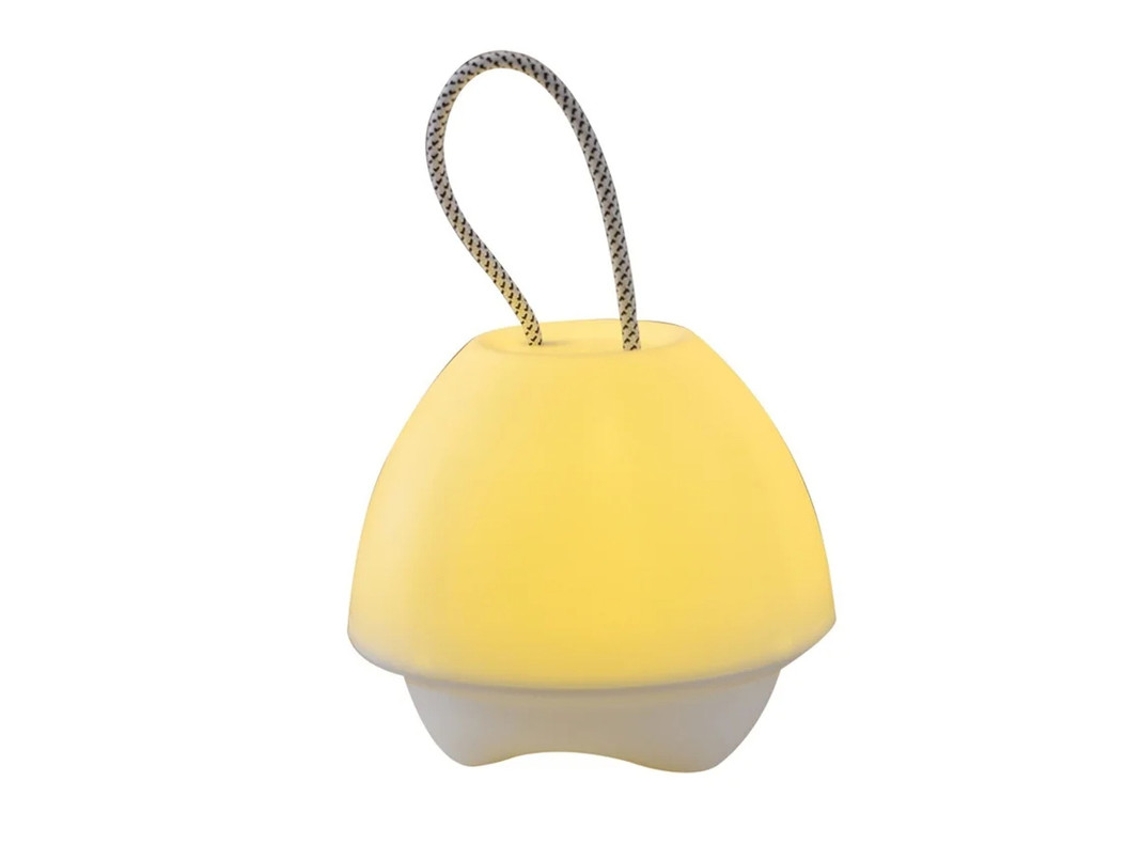 Lâmpada Mesa Portátil Yizhood Usb Branca/amarela Casa Quarto Amarelo
