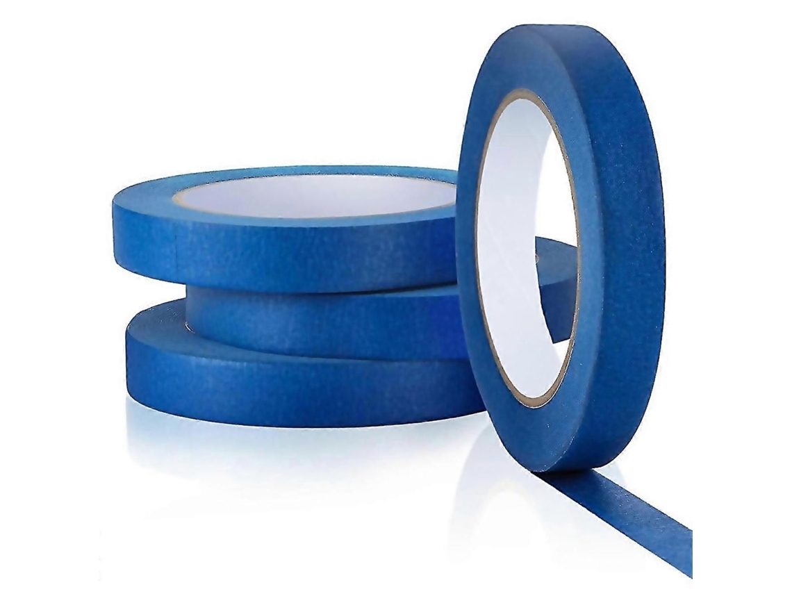Fita Adesiva para Pintura, Fita Crepe, Fita Adesiva a Granel, Azul, Azul GOKOCO