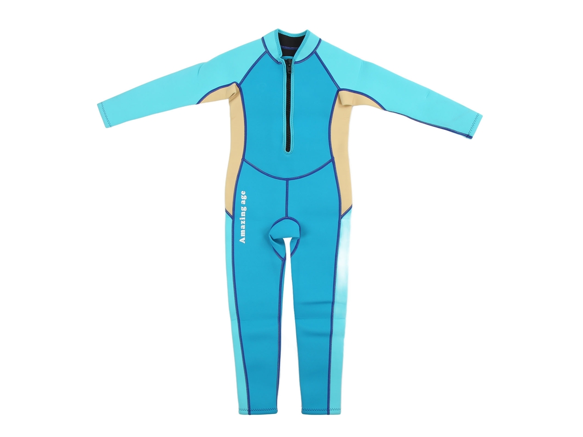 Traje Impermeável Infantil 2.5mm Neoprene Surf Natação Mergulho 8 Tamanhos | S/MARCA