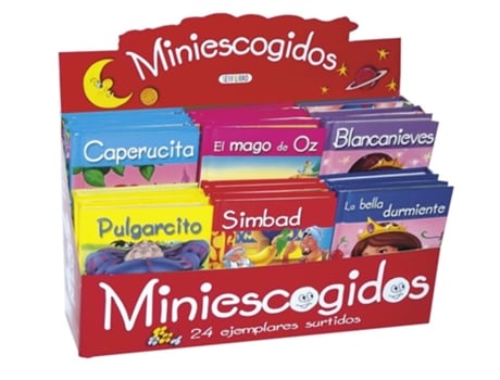 Livro Col.Miniescogidos Azul 6Tit. Cajax24 de Cuentos (Inglês)