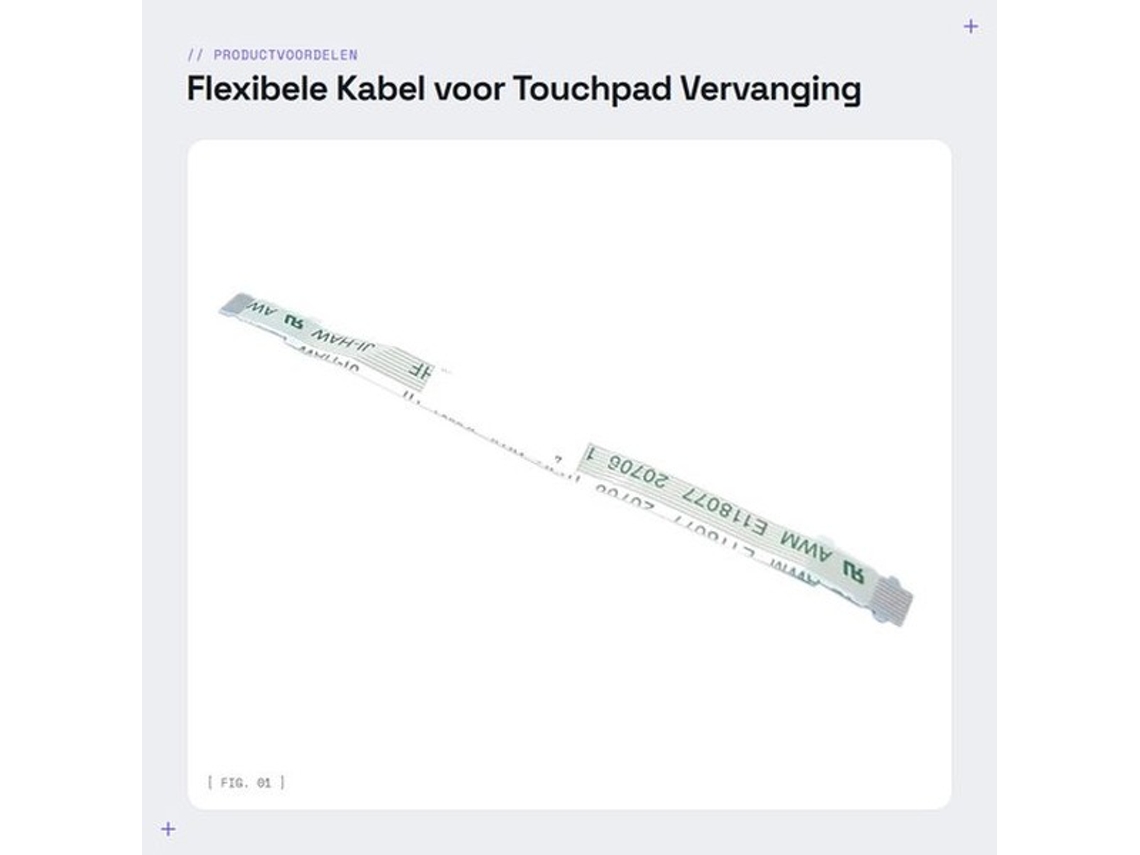 Cabo Flexível Para Substituição De Touchpad Para Laptop