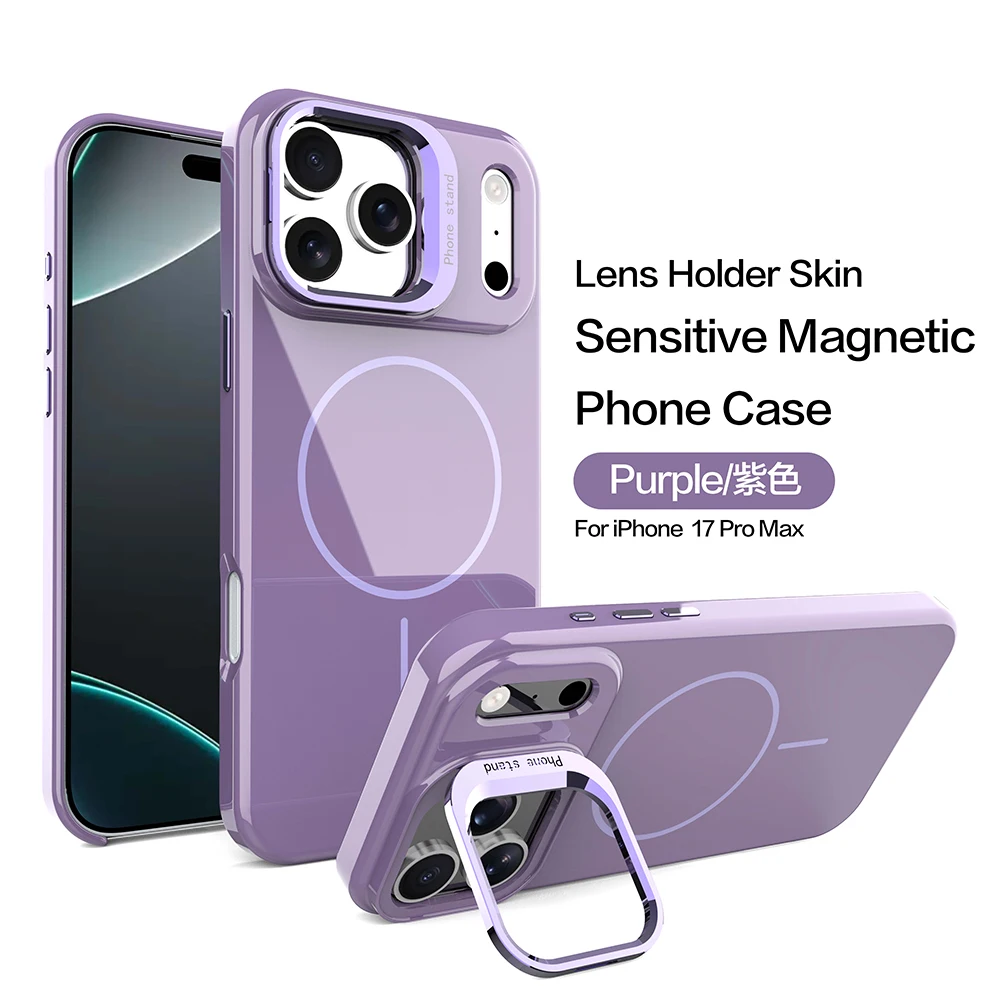 (roxo, Iphone 14 Pro Max) Capa Protetora Magnética Minimalista Para Lente Da Câmera, Resistente A Arranhões.
