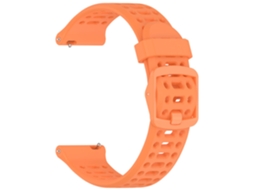 Pulseira Silicone 20mm Coros Pace 2 / Apex 42mm Laranja PANOONA | PANOONA