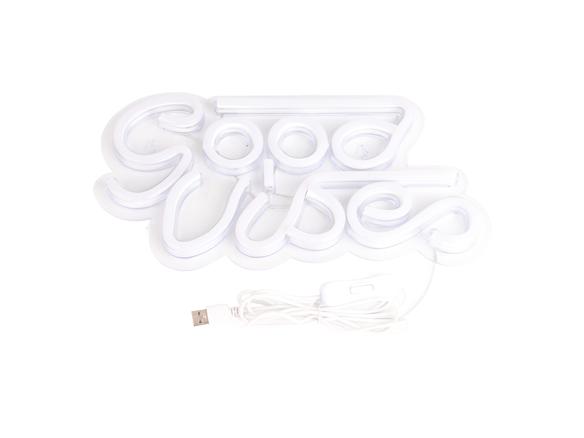 Luz de néon LED decorativa USB para quarto, bar, restaurante, parede, decoração, segura S/MARCA