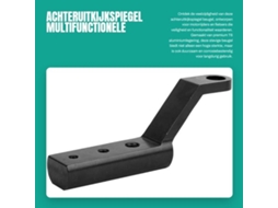 Achteruitkijkspiegel Beugel Multifuncional - Stuurhouder T6 - Legering De Alumínio - Resistente À Corrosão - Formato Compacto - Universal Para Motocic