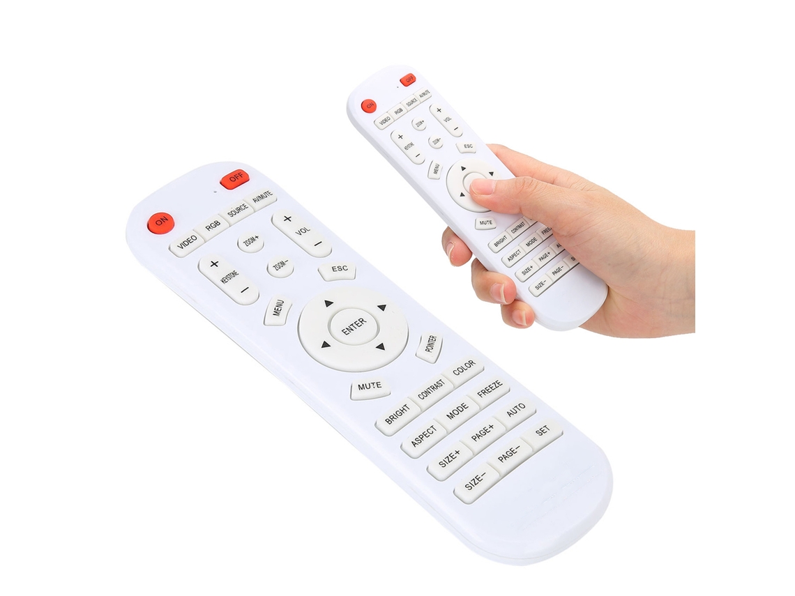 Controle Remoto Branco Para Projetor