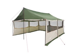 Conjunto 1.0 Abrigo De Camping Vidaxl Verde Poliéster (450 X 400 X 265 Cm)