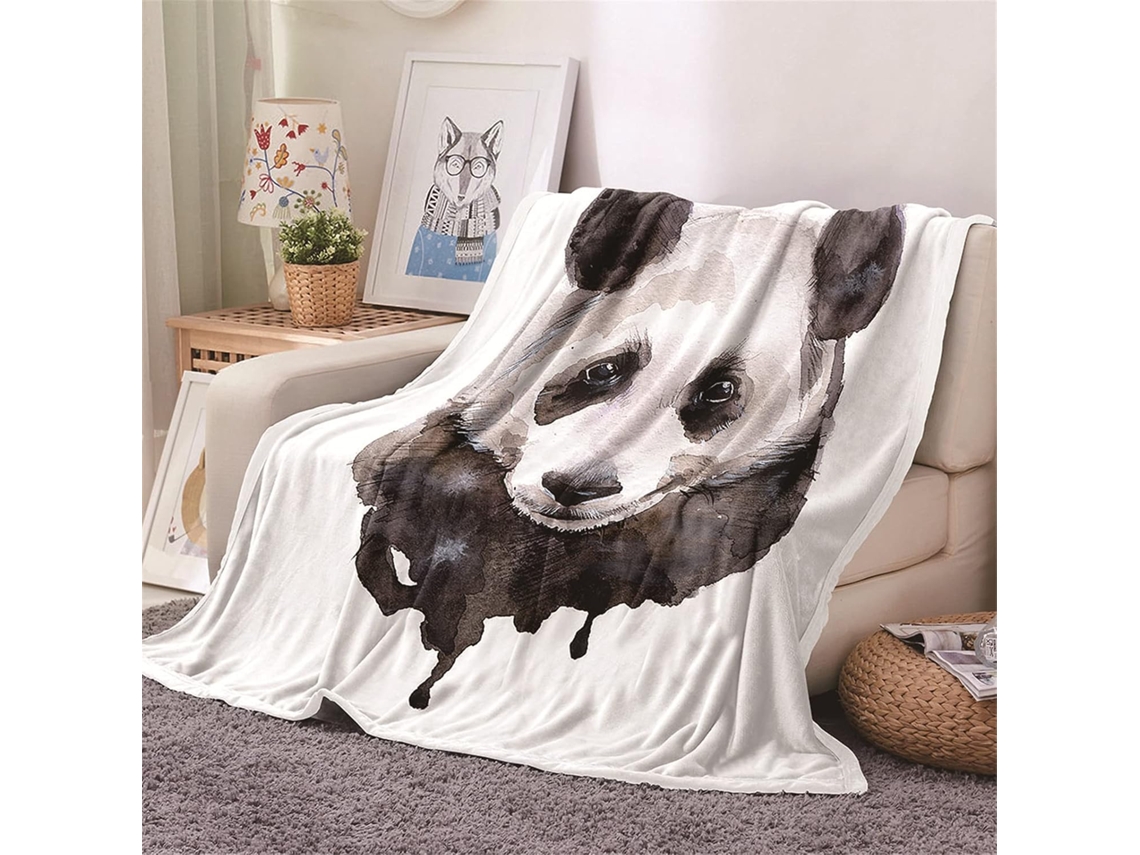 Manta de Lã Flanelada Fansu com Estampa 3d Macia e Quente Microfibra para o Inverno Ideal Cama Ou Sofá Adequad