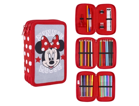 Estojo Plumier CERDÁ LIFE'S LITTLE MOMENTS com Acessórios Minnie