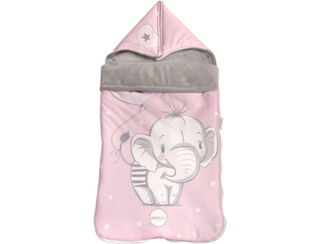 Saco  Cuco Entretiempo Elefante Rosa