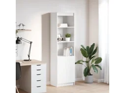 Vidaxl Aparador Alto 50x35x180cm Derivados De Madeira Branco