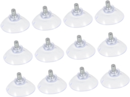 Ventosas Transparentes Com Parafusos Resistentes Para Decoração E Organização De Casas, Lojas E Hotéis Duráveis Fáceis