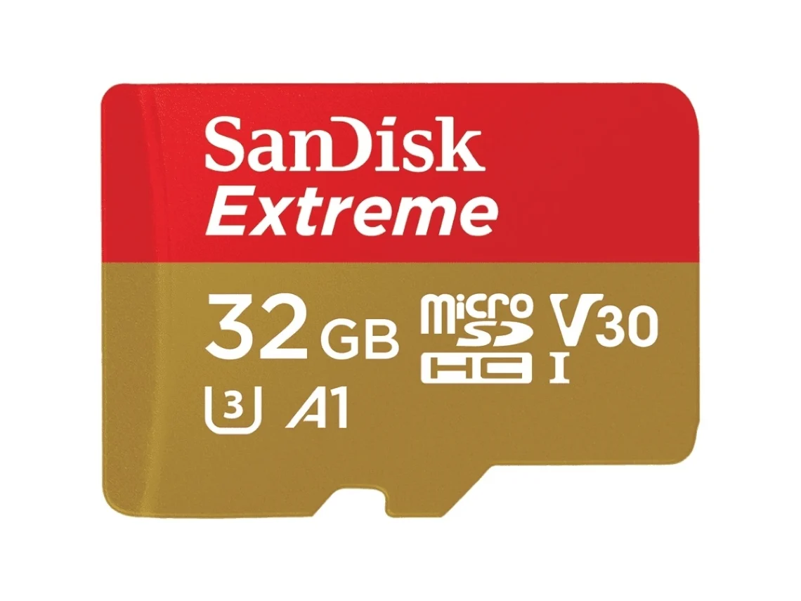 Cartão Memória MicroSD SANDISK 32GB Extreme 100MB