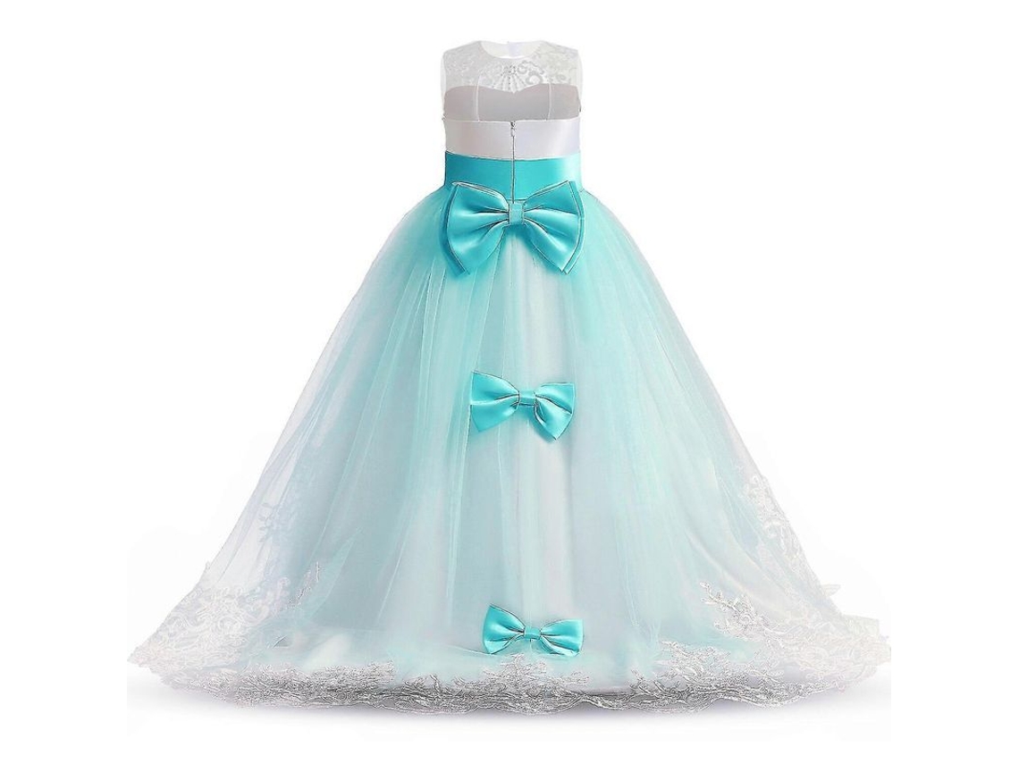 2026 vestido Largo de Fiesta Formal para Niñas Verdes Con Silueta Trompeta/mermaid