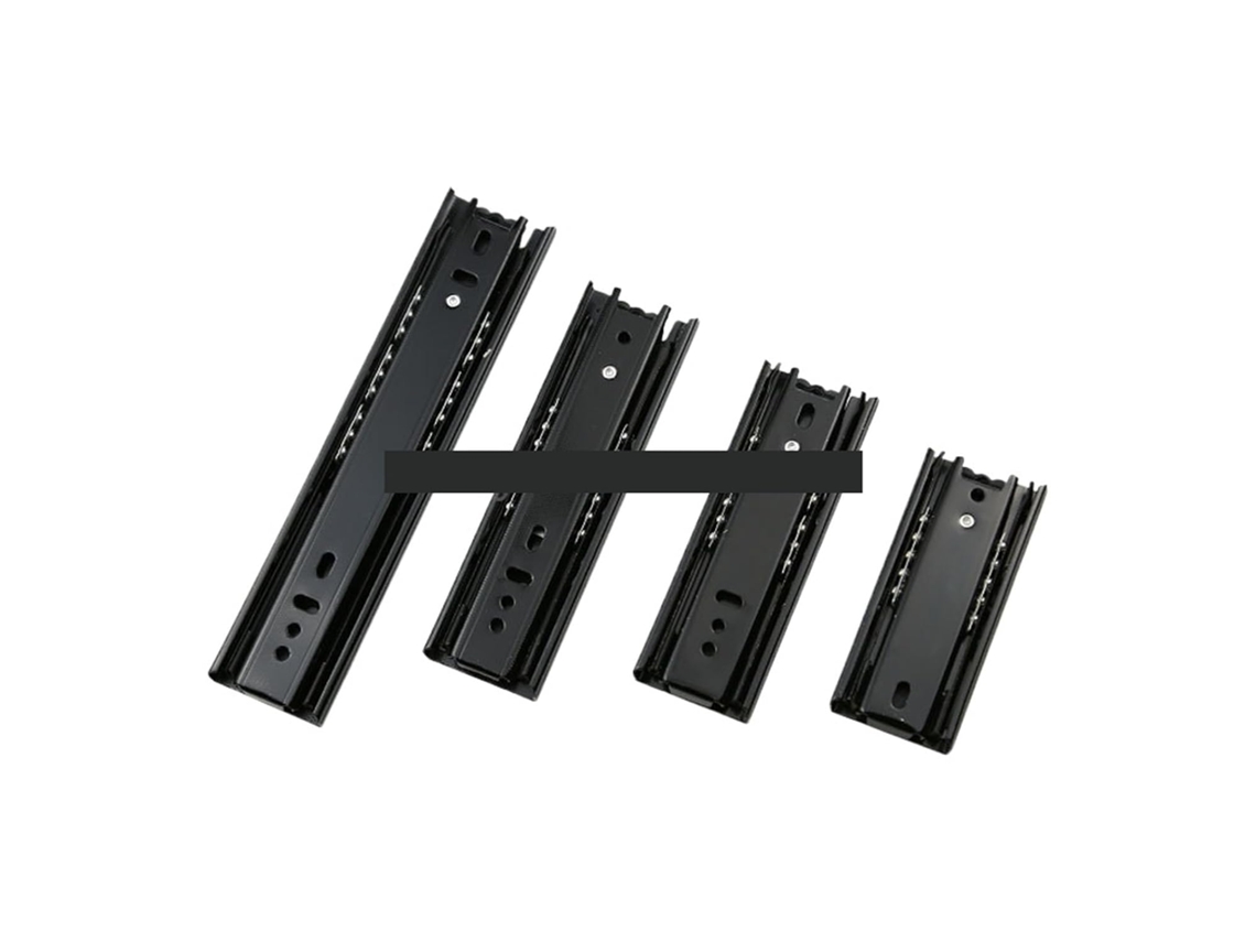 2 Peças De Corrediças Gaveta Com Extensão Total 10cm