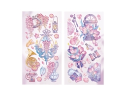 Adesivos Vintage Scrapbook Florais PORTAL