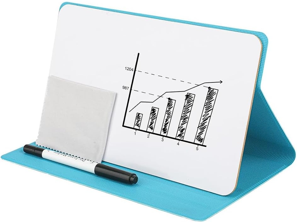 Quadro Branco Portátil, Mini Quadro Branco Magnético Reutilizável com Apagável a Seco. SFUSHOS