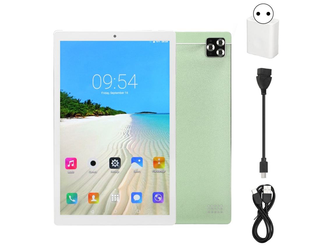 Tablet De 10,1 Polegadas Verde Com 64gb E 5g Wifi Other