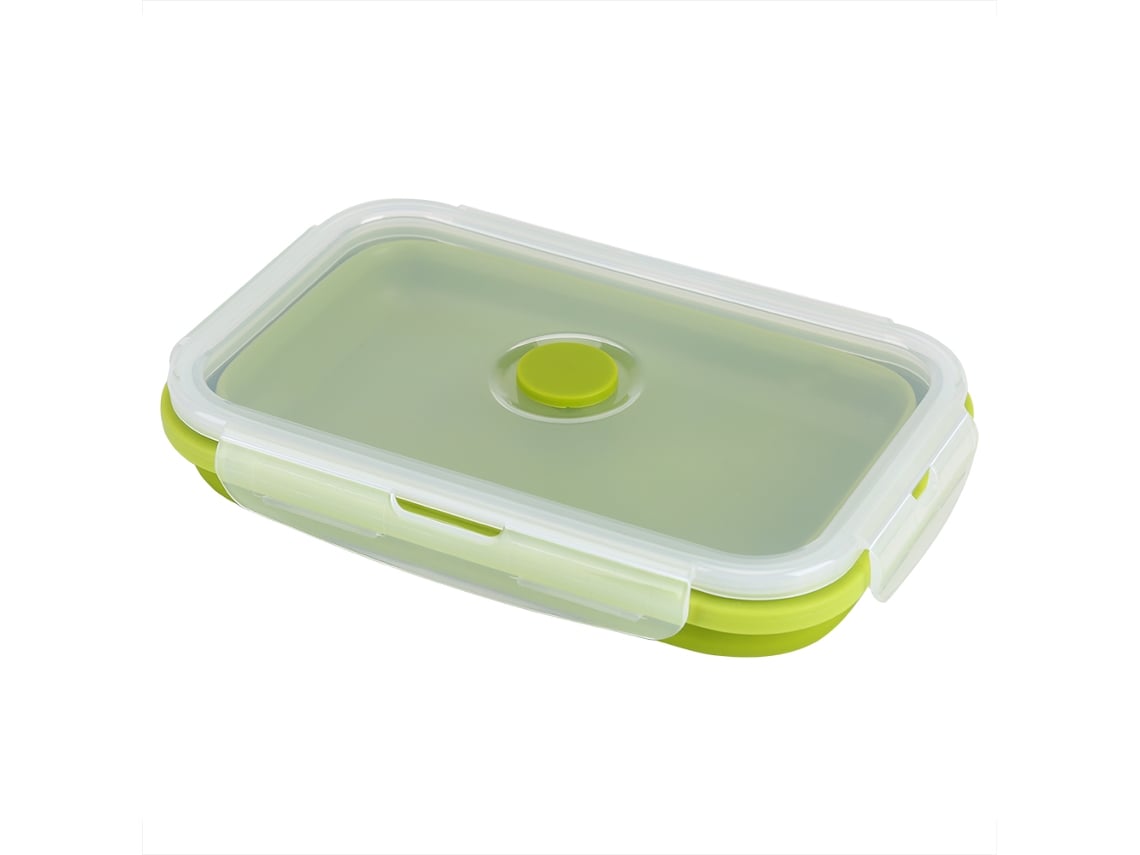 Caixa de almoço de silicone recolhível S/MARCA 800ml