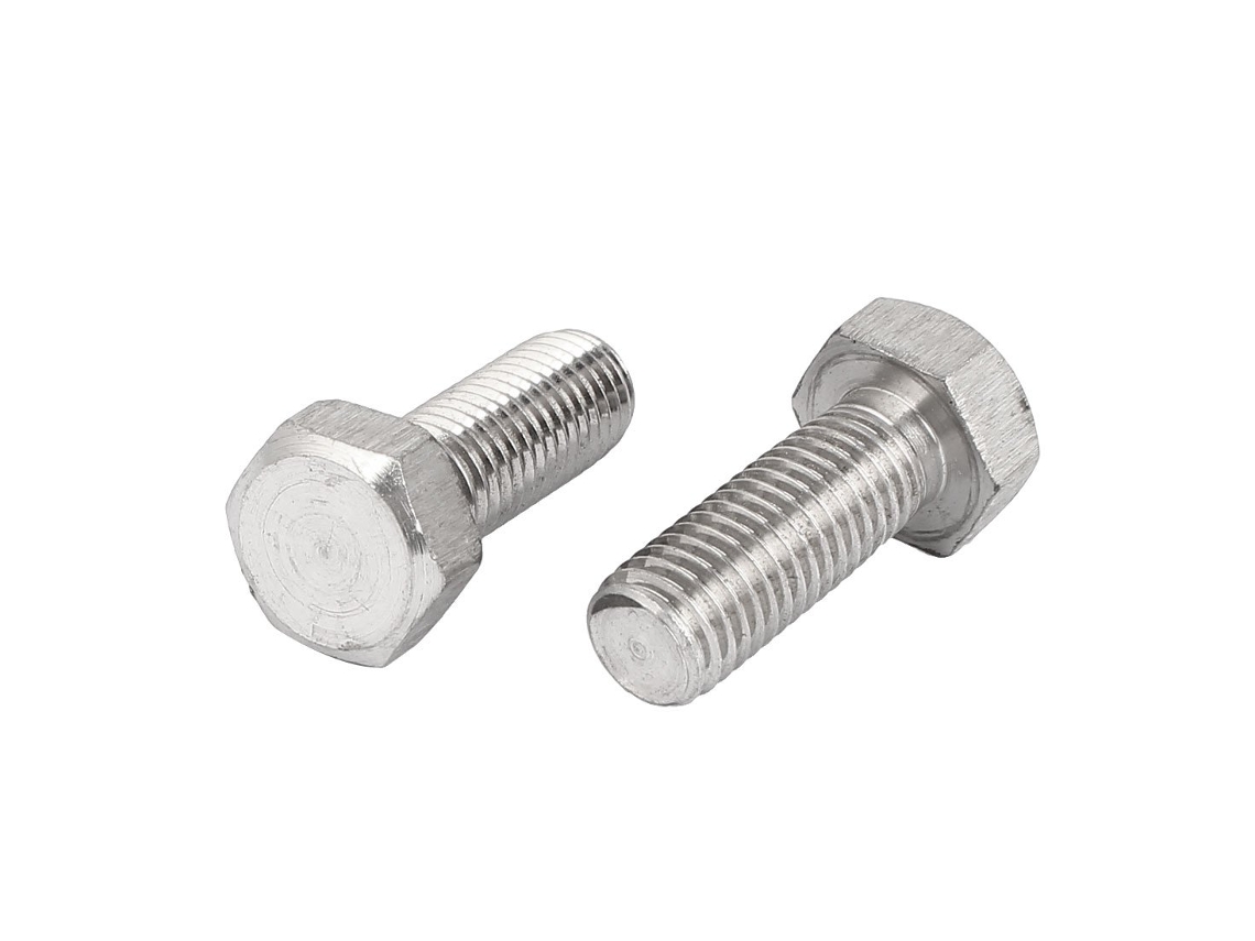 Sextavados externos parafusos M14 x 37 mm em aço inoxidável DIN 933 2
