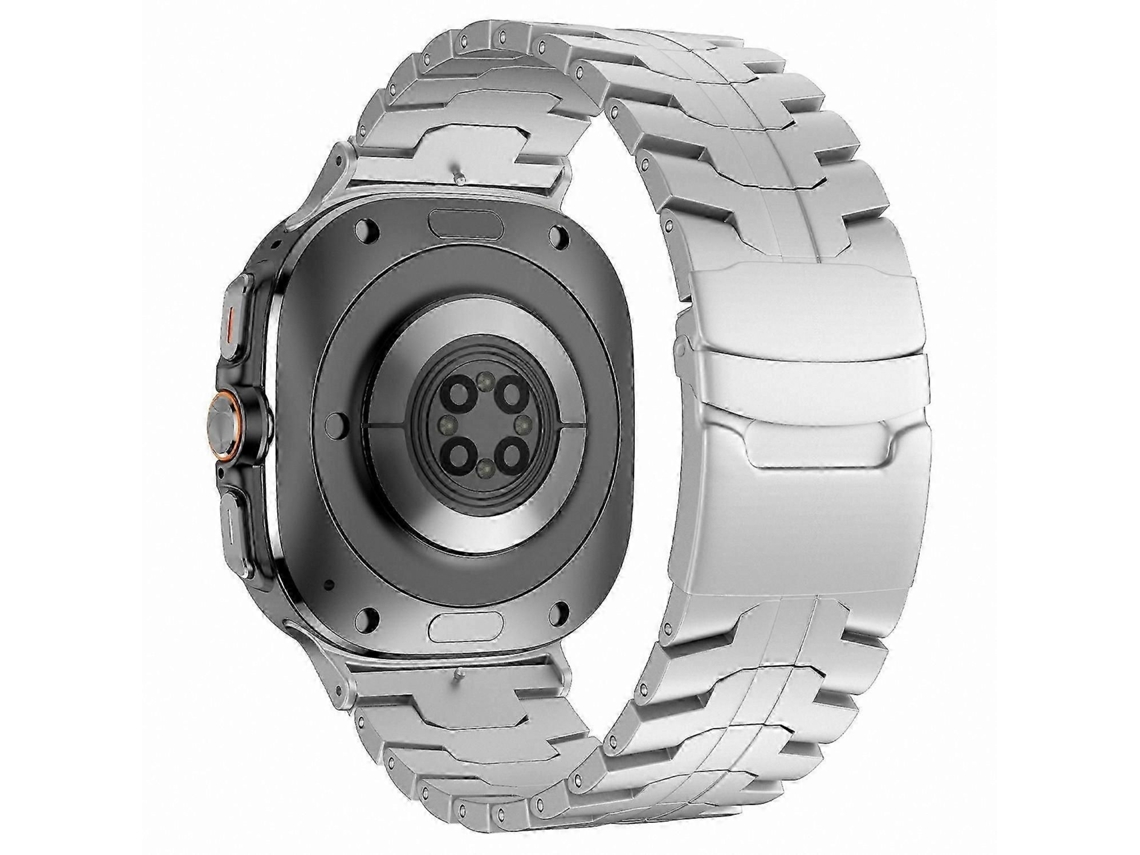 Pulseira de Liga Titânio para Smartwatch 47 Mm Pulso Preta GOKOCO