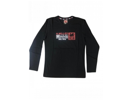 T-shirt De Homem Kejo Poliéster Preto (s)
