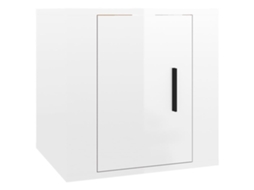 Wall Mounted Tv Cabinet, Wall Mounted Tv Cabinets Vidaxl Branco Madeira Processada (n/a)