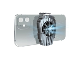 Radiador de Resfriamento para Celular com Suporte para Jogos, Ventilador Usb, Compatível com 4 7,5 Polegadas | S/MARCA