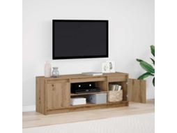 Vidaxl Unidades De Tv 139,5 X 34 X 50 Cm Castanho Derivados De Madeira