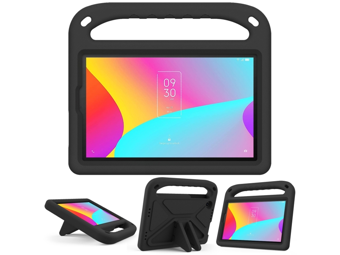 Capa Eva Anti‑choque Com Pega Manual Halinuia, Cor Preta Para Tcl Tab 8 Le