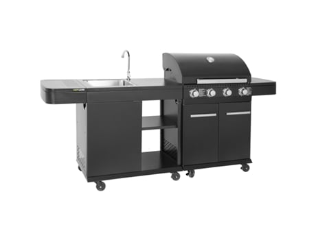 COOK'IN GARDEN Cozinha Exterior Modular Fyra 4 Queimadores