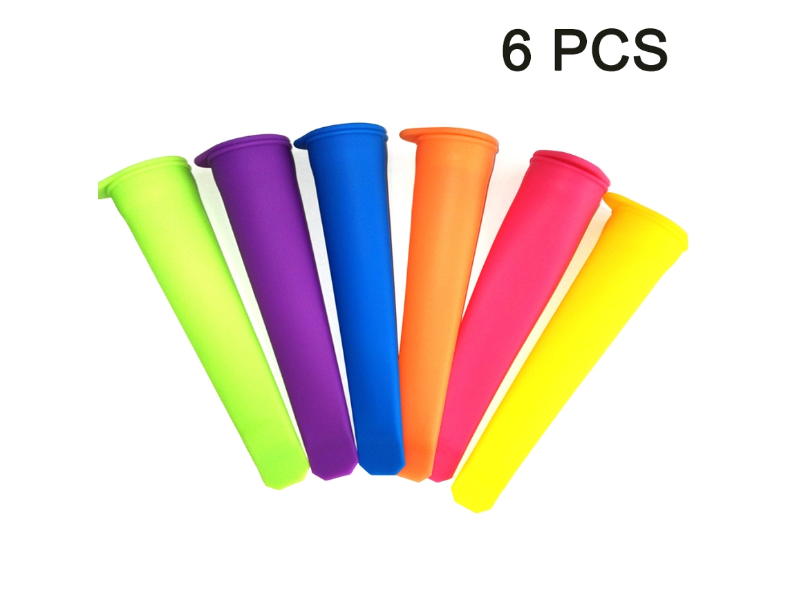 Conjunto De 6 Formas De Silicone Para Picolé, Sorvete E Caixa, Venda Imediata