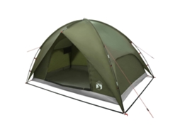Conjunto 1 Barraca De Camping Vidaxl Verde-azeitona Poliéster (310 X 245 X 160 Cm)